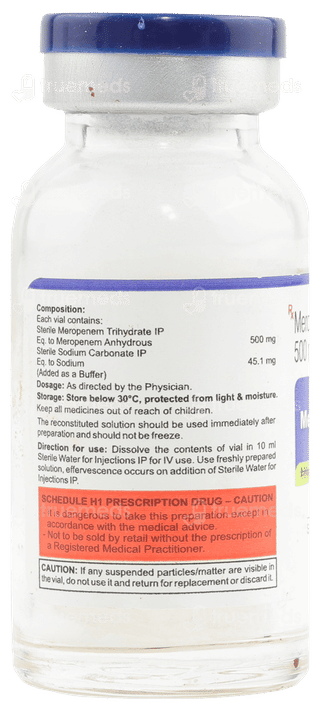 Meropace 500 MG Injection 10 ML